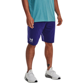 Under Armour Mens Rival Terry Shorts: Sonar Blue