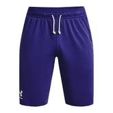 Under Armour Mens Rival Terry Shorts: Sonar Blue