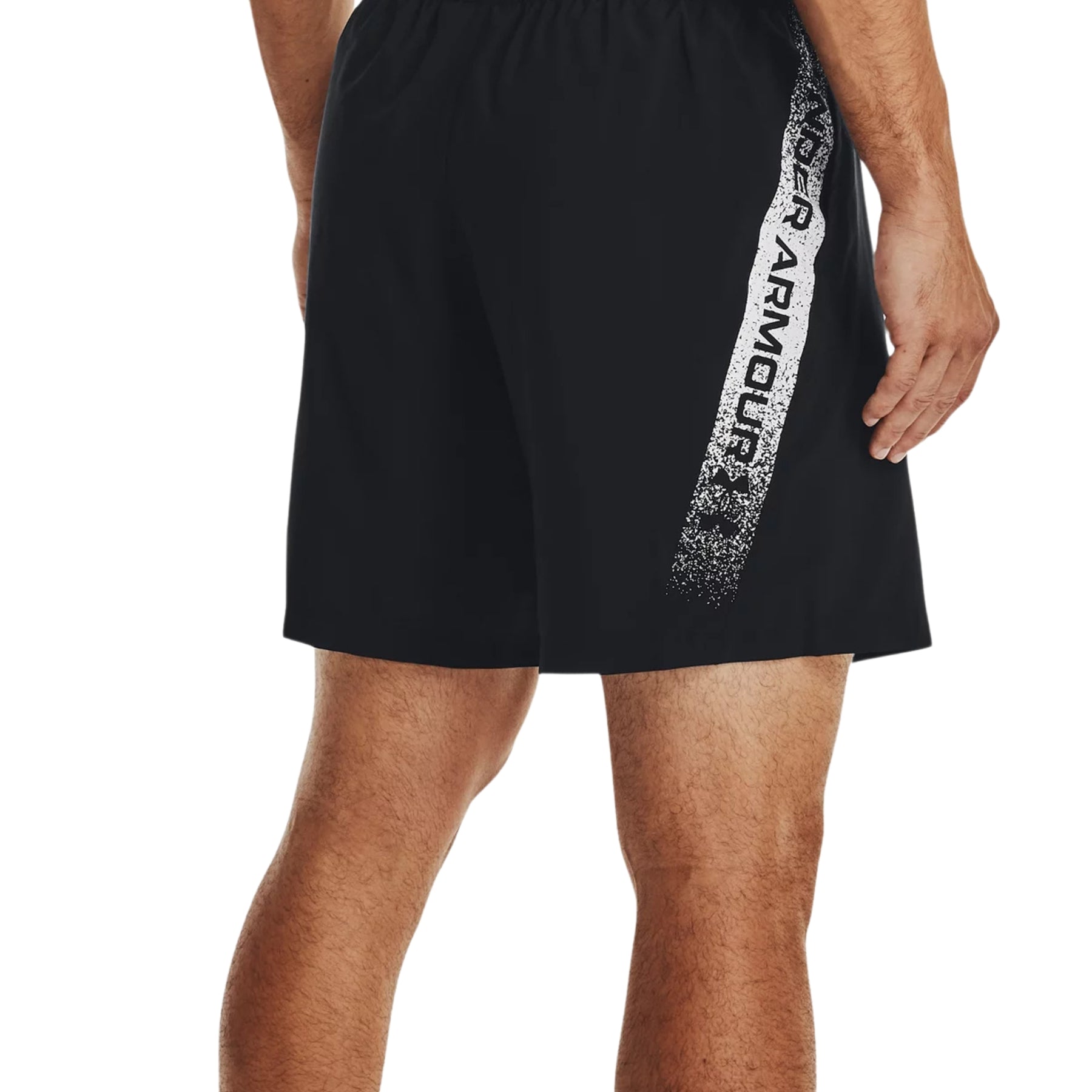 Under Armour Woven Graphic Shorts: Black
