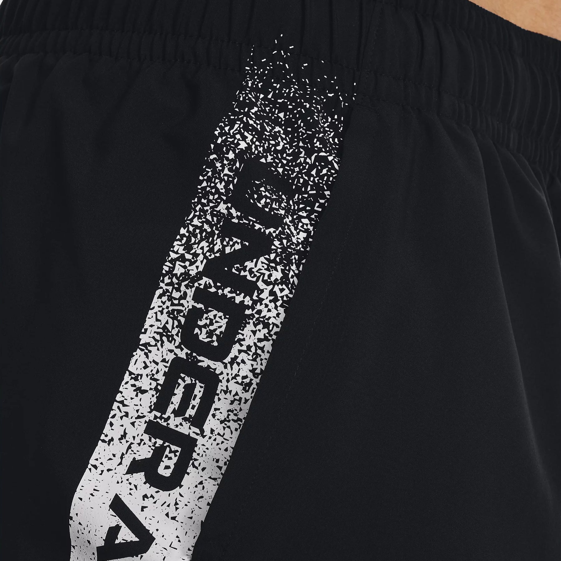 Under Armour Woven Graphic Shorts: Black