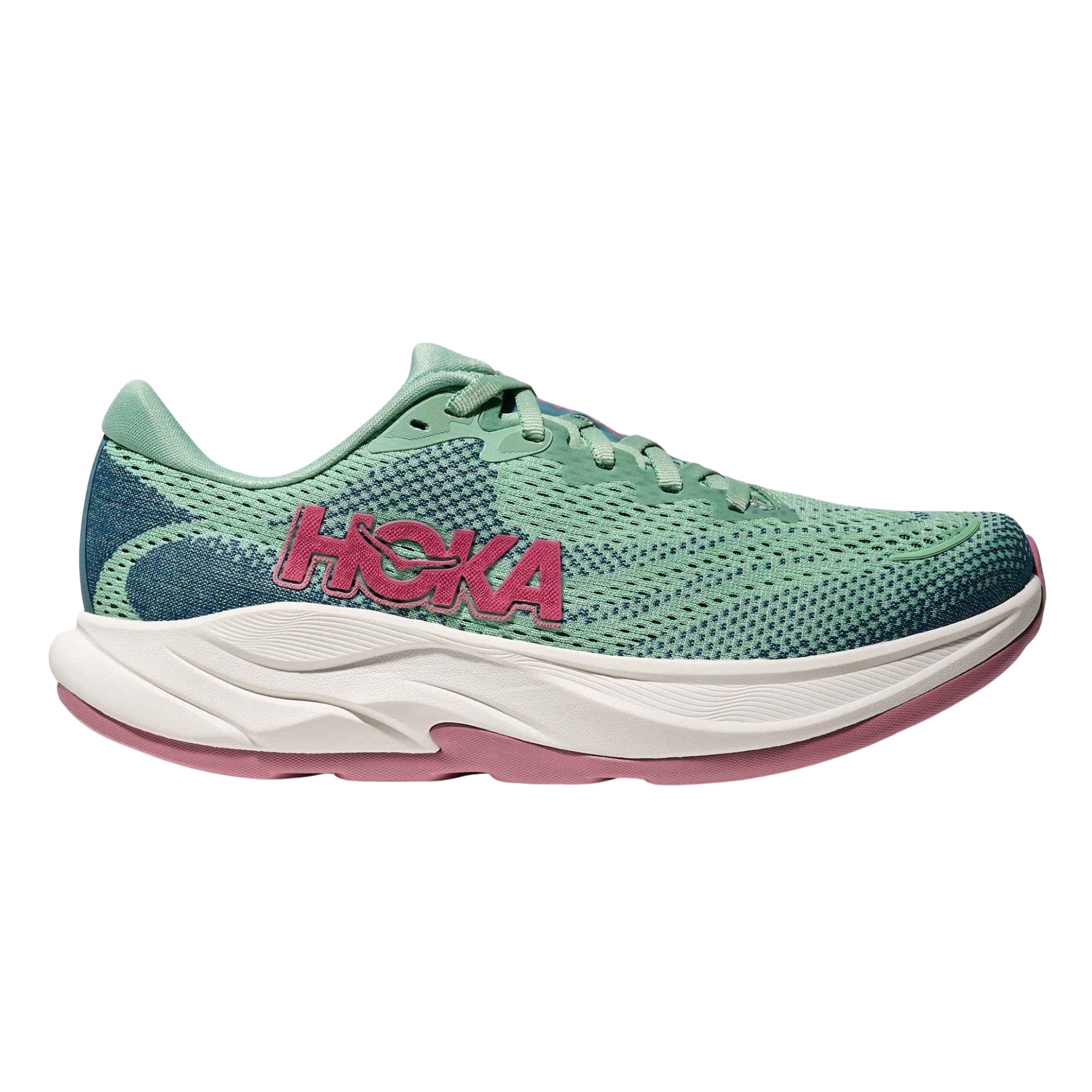 Hoka Rincon 4 Women's Running Shoes: Jadeite/Alpine Blue