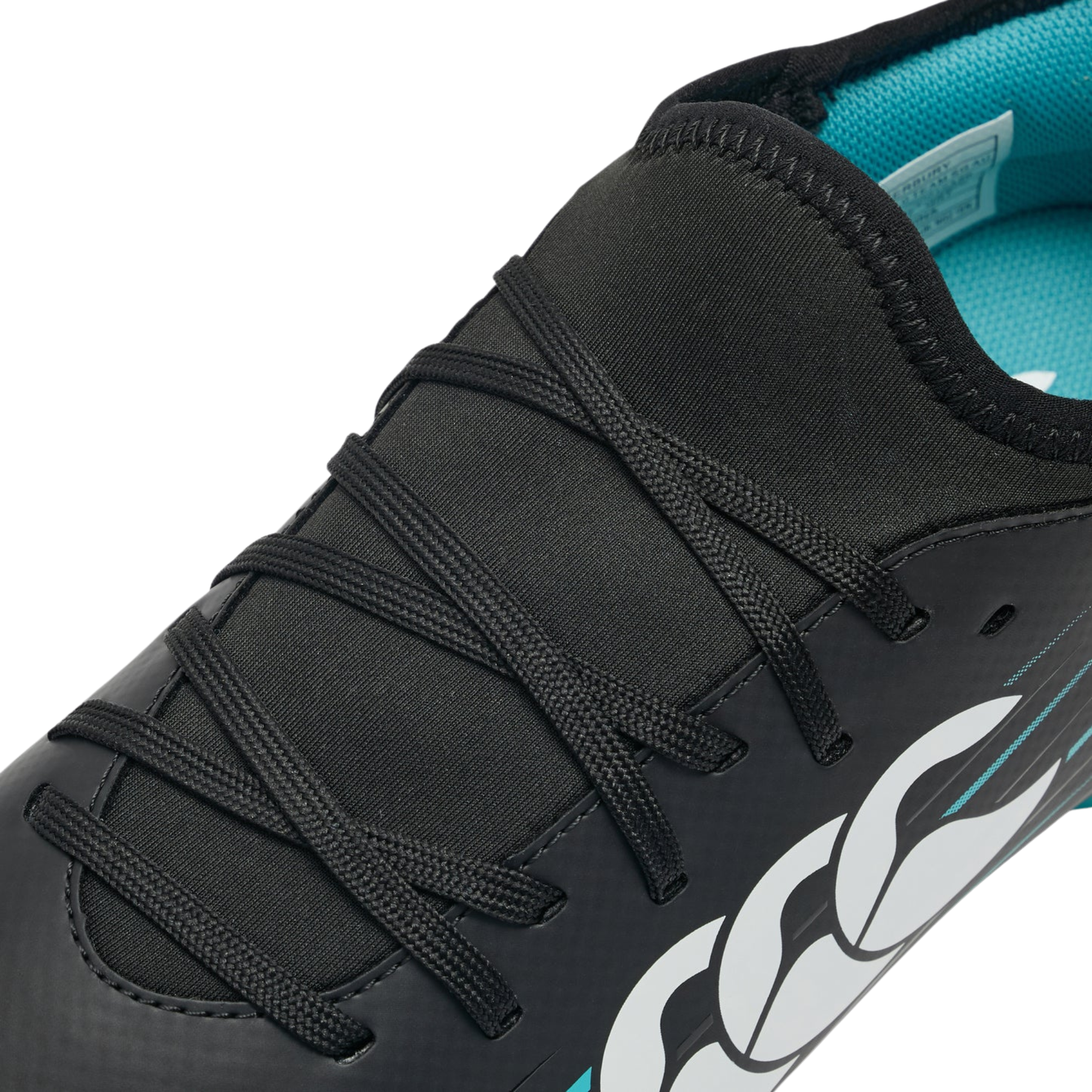 Canterbury Speed Falcon Team SG Rugby Boots: Black/Green