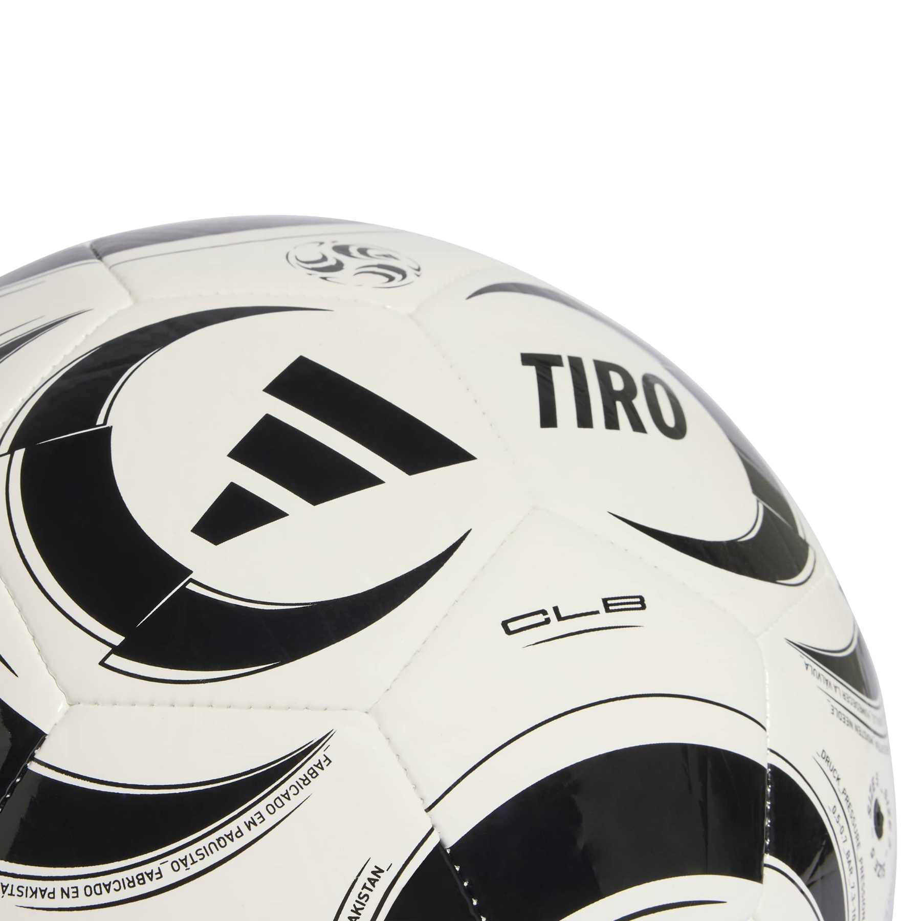Adidas Tiro Club Football: White/Black