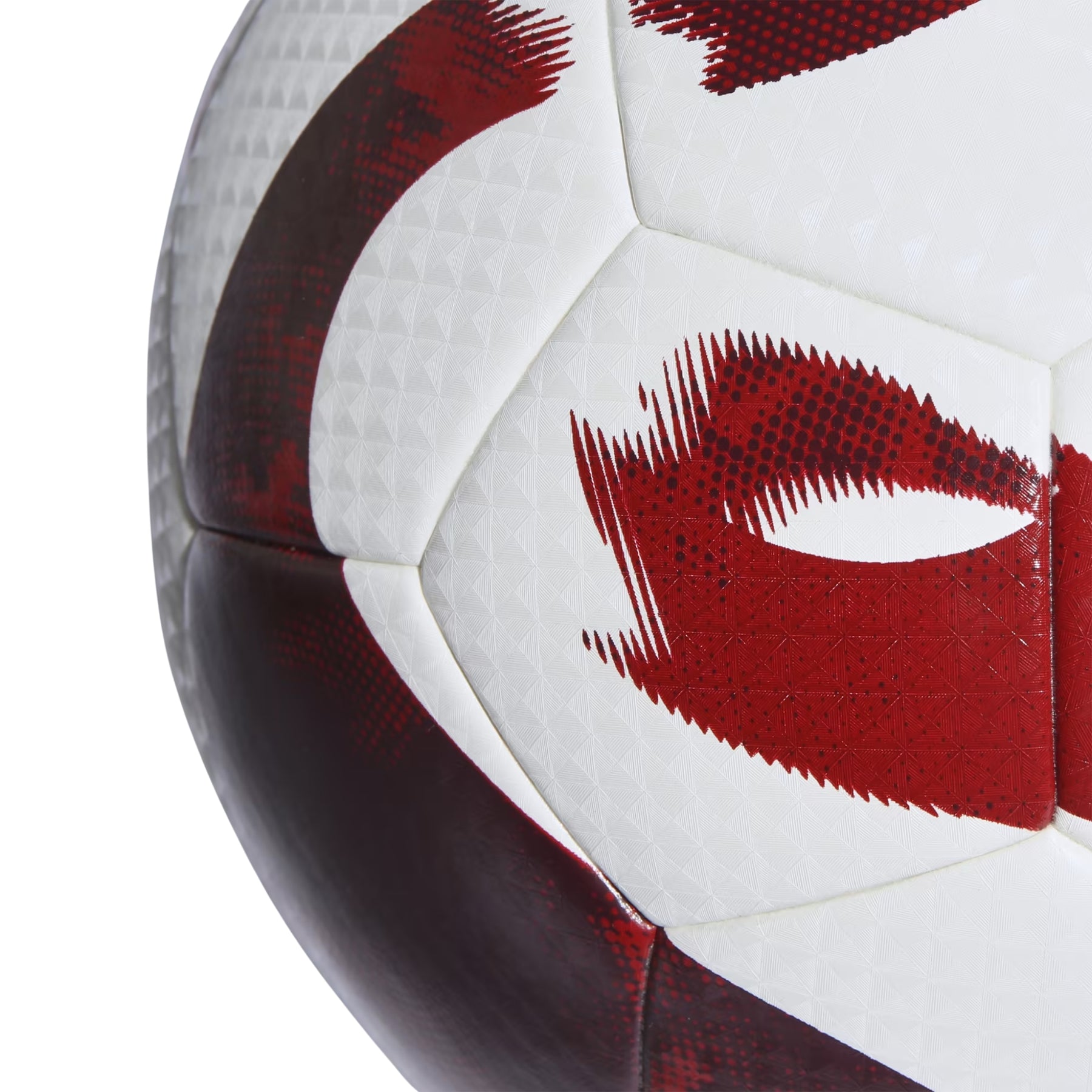 Adidas Tiro League TB Football: White/College Burgundy/College Red