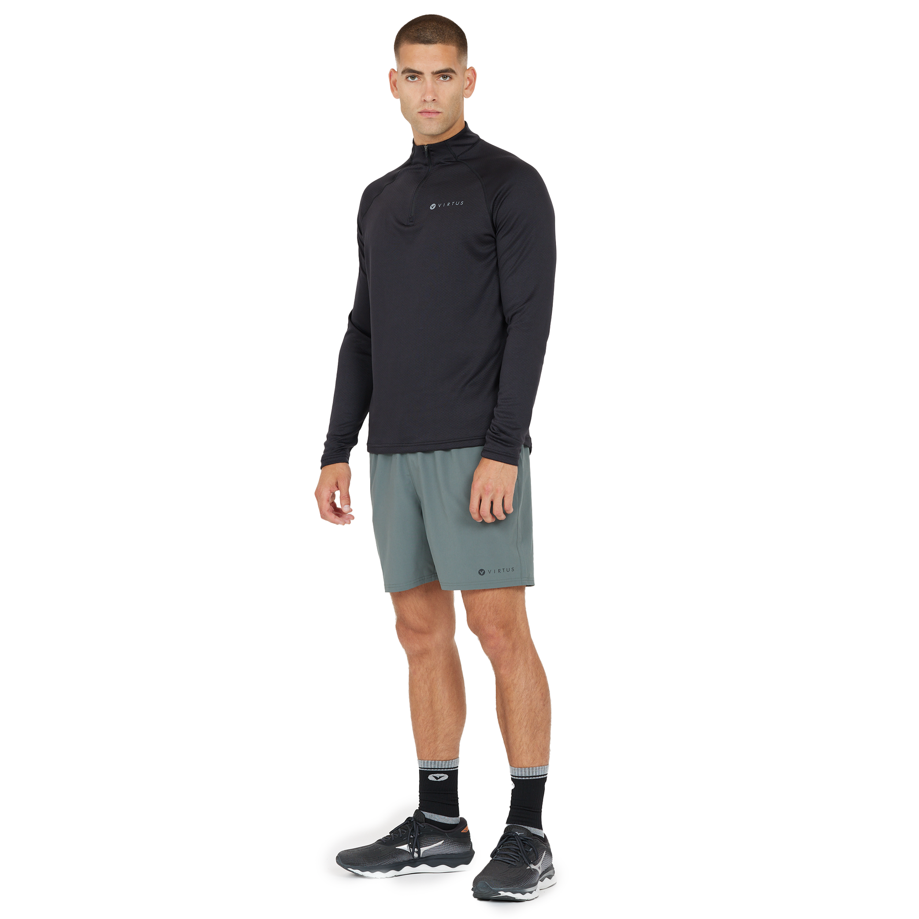 Virtus Allister Mens Midlayer: Black