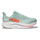 Hoka Clifton 10 Men's Running Shoes: Sage/Neon Flame