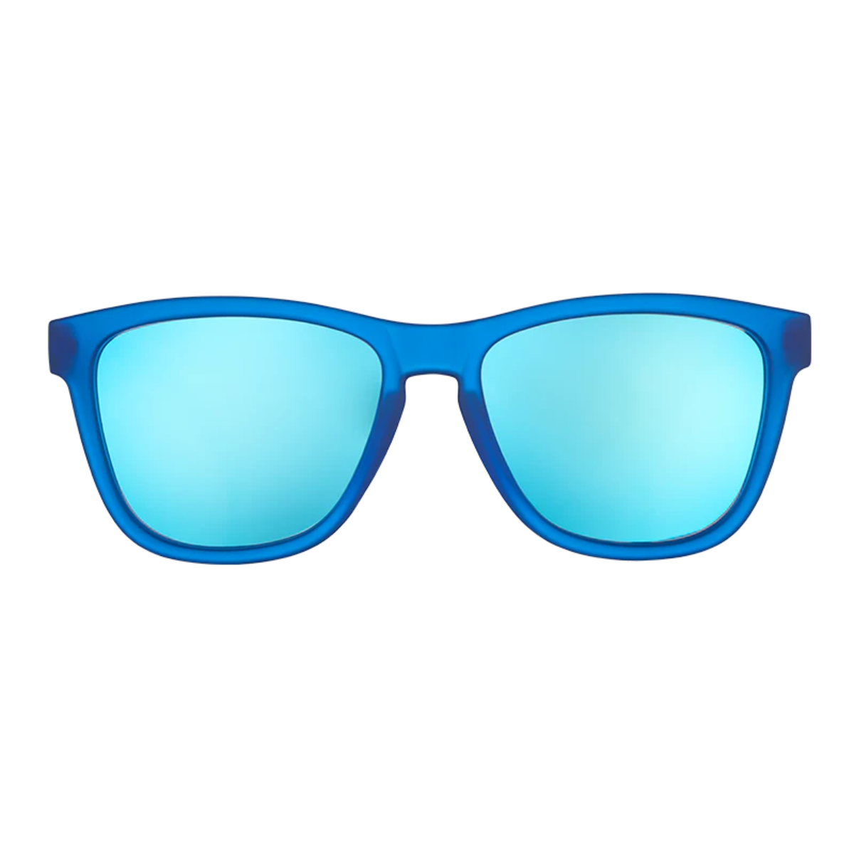Goodr Falkors's Fever Dream Sunglasses Blue Polarised Lenses: Blue Frame