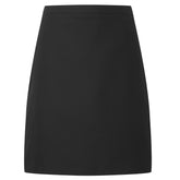 A-line Skirt with vent: Black