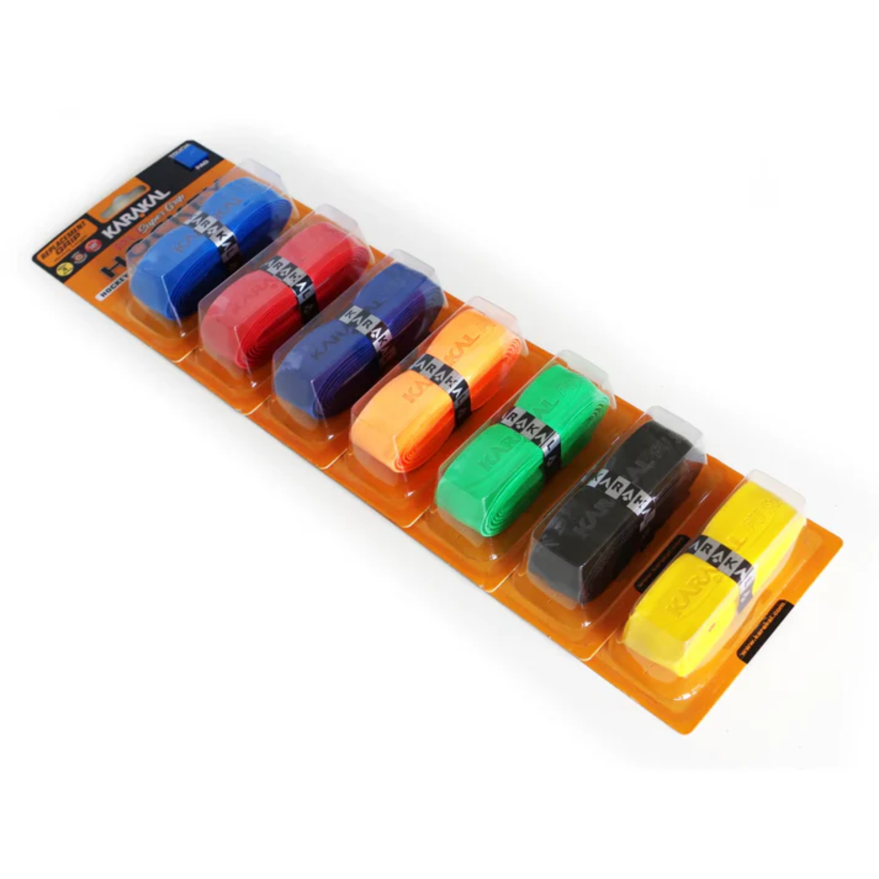 Karakal PU Hockey Grip Assorted Colours (10 Pack)