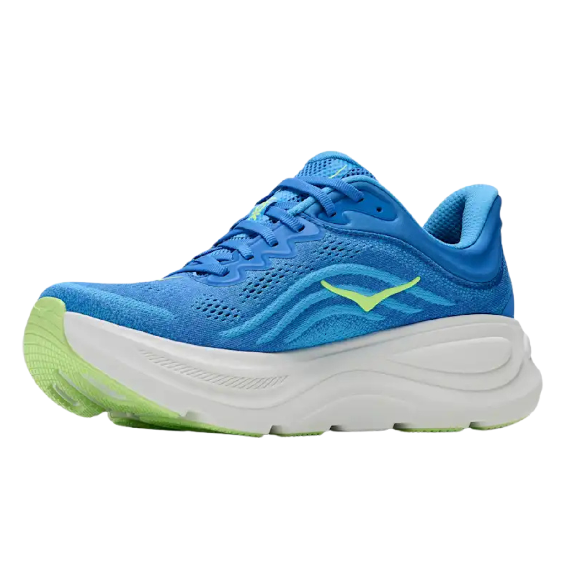 Hoka Bondi 9 Men's Running Shoes: Virtual Blue/Soft Colbalt