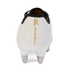 Canterbury Stampede Groundbreak Pro Soft Ground Rugby Boots: White