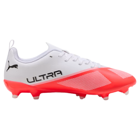 Puma Ultra 7 Play FG/AG Junior Football Boots: Red/Black/White