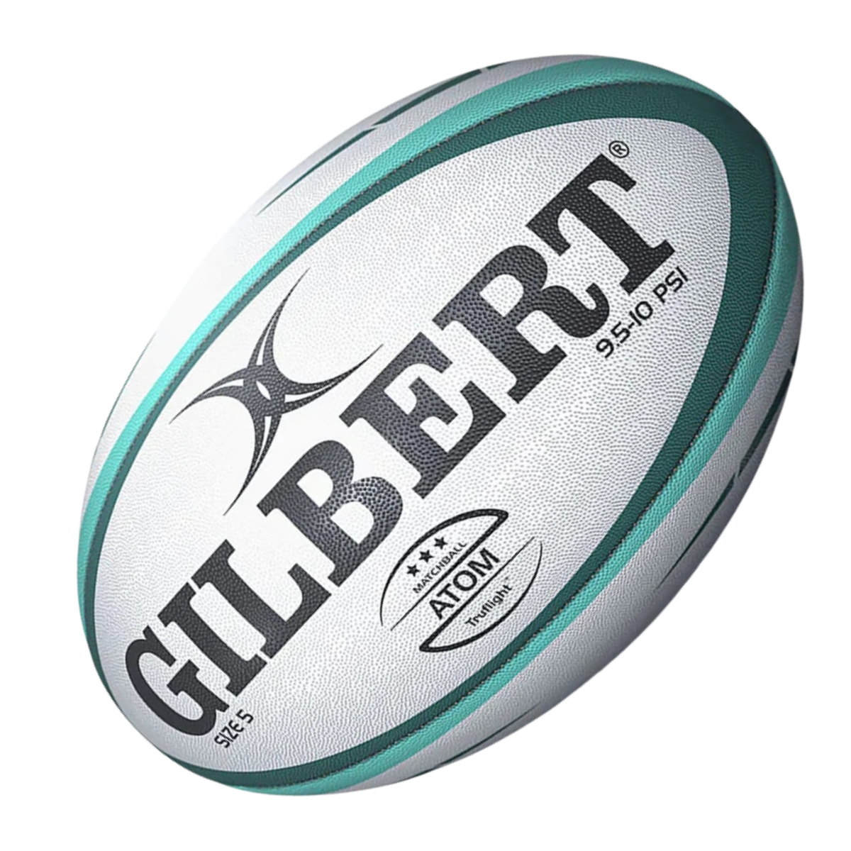 Gilbert Atom Match Rugby Ball: Green