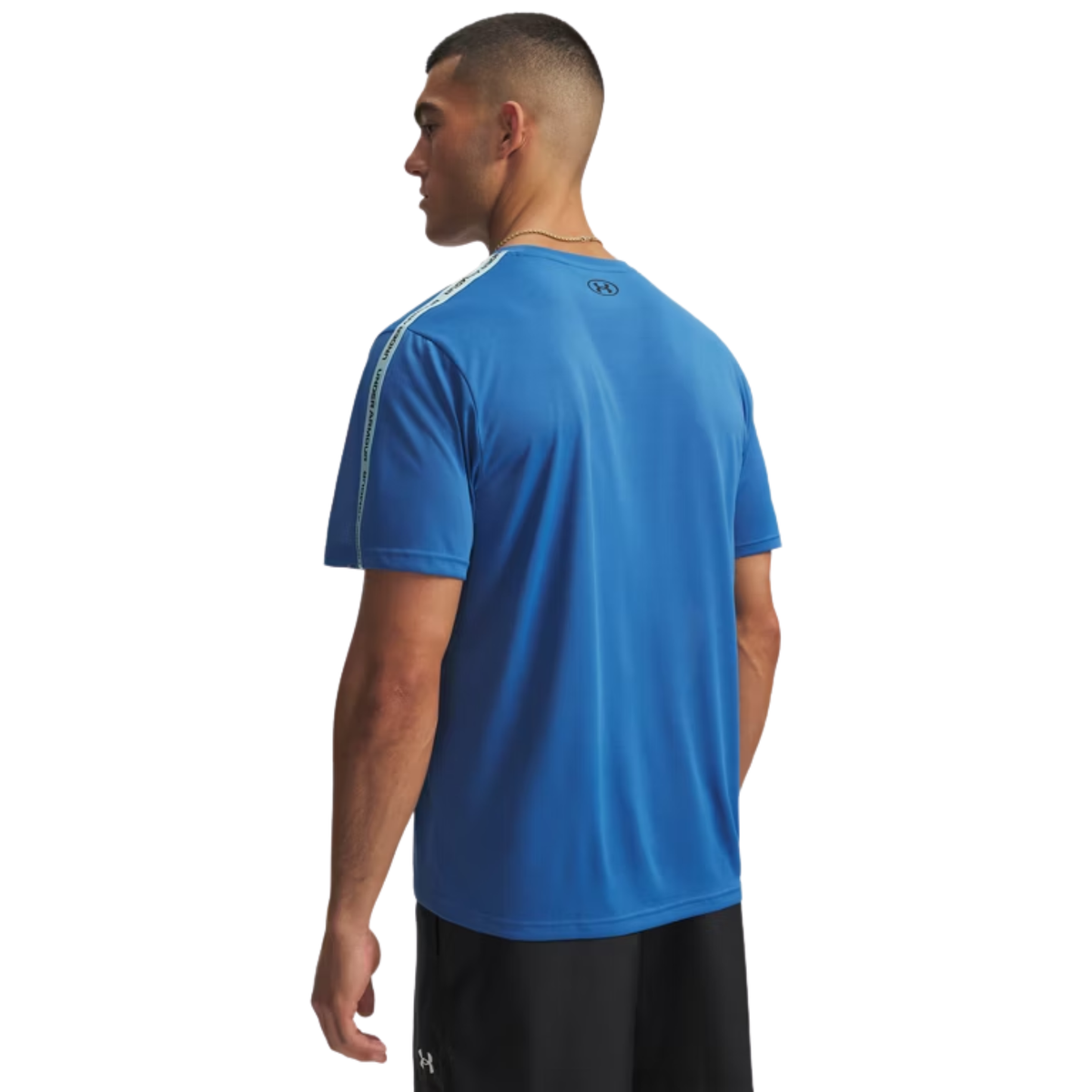 Under Armour Tech Taping Men's Short Sleeve Tee: Aegen Blue/Opal/Black