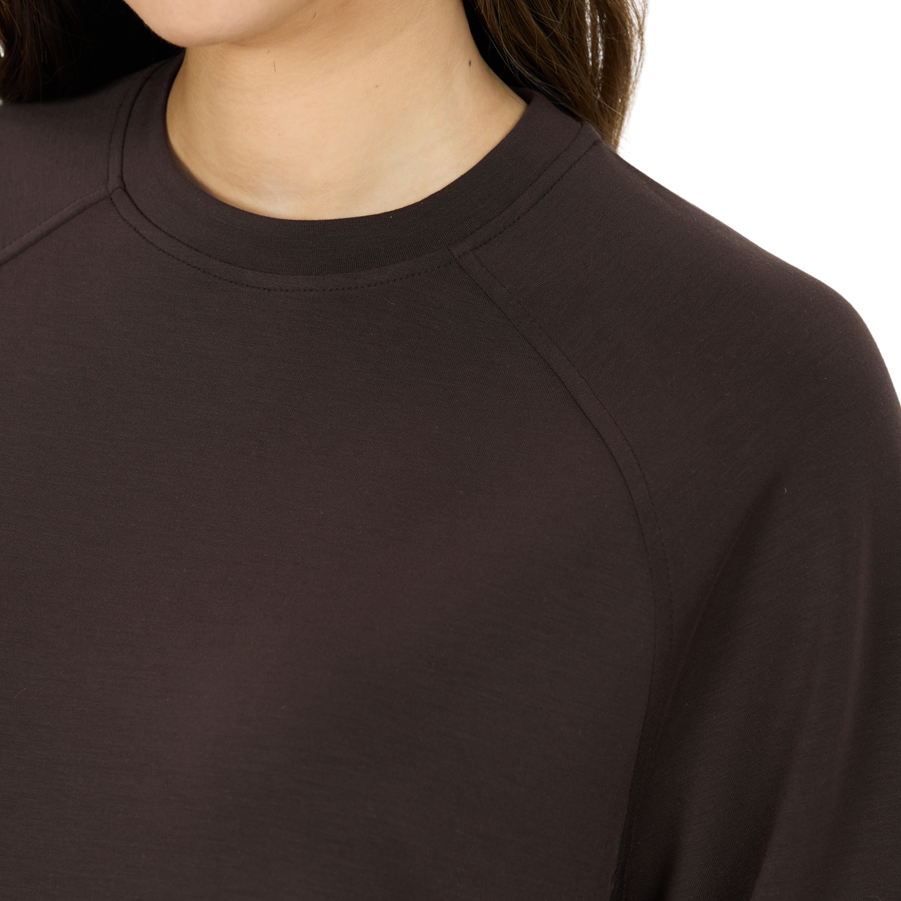 Athlecia Jacey Women's Crew Neck: Chocolate Torte