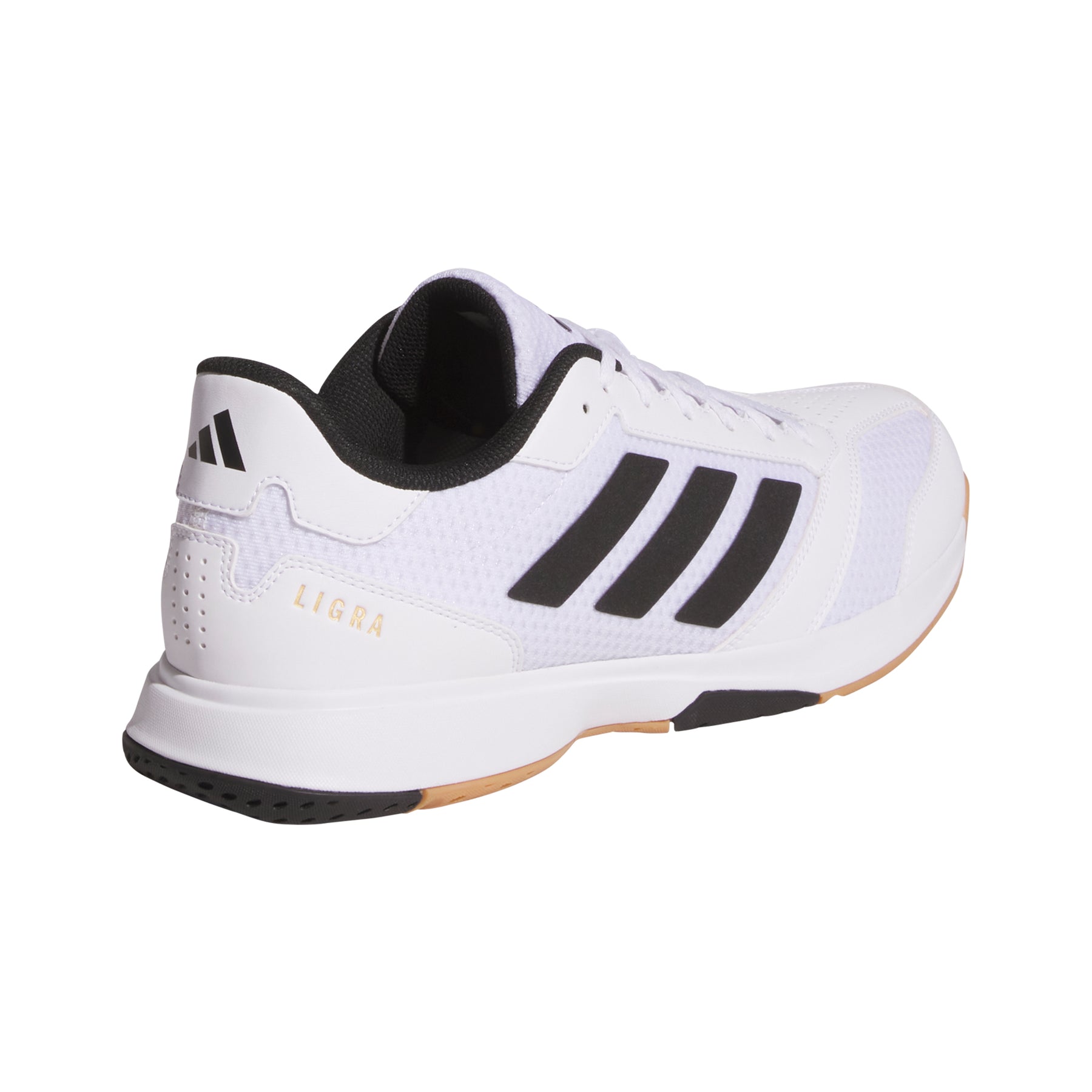 Adidas Mens Ligra 8 Indoor Court Shoes: White