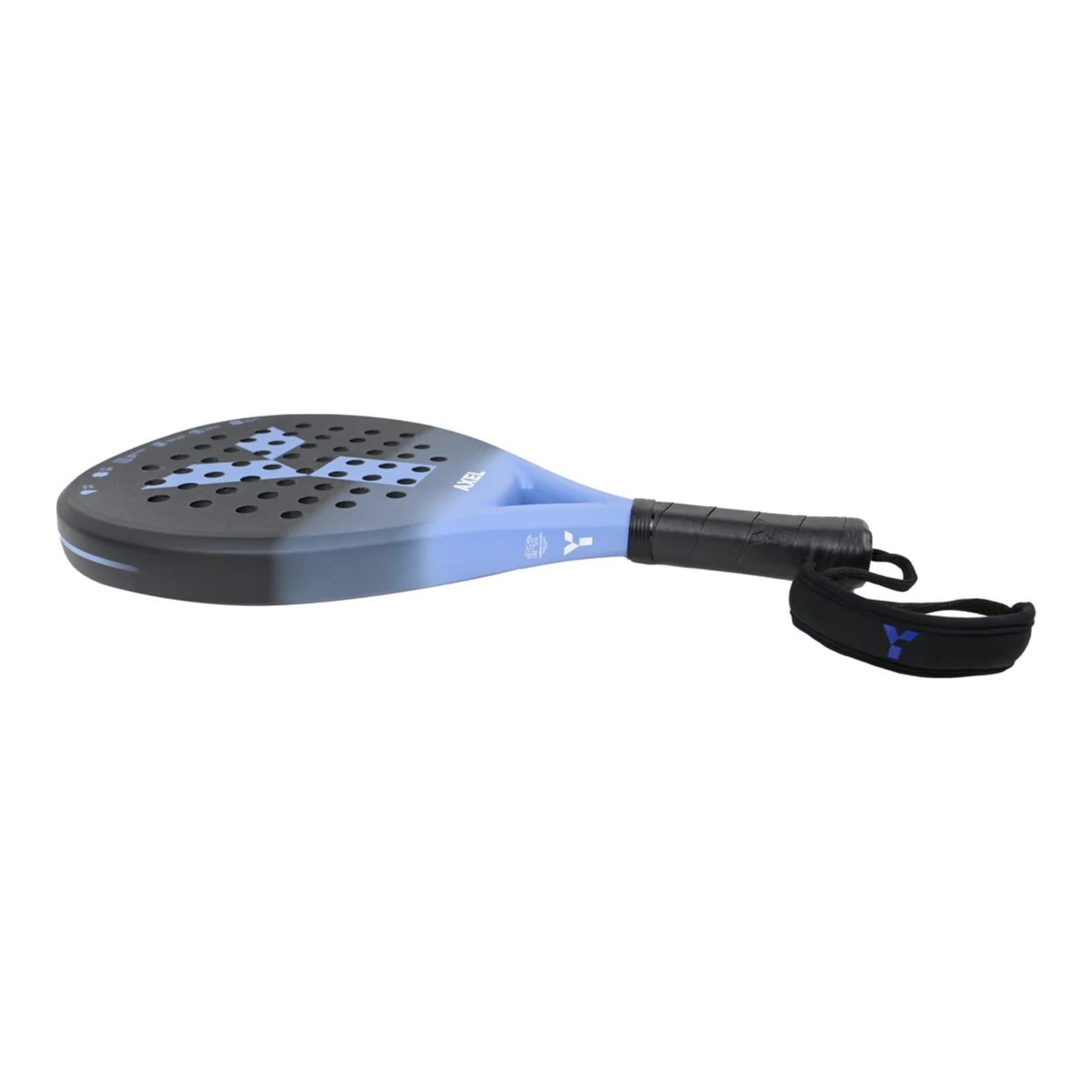 Y1 Axel Padel Racket: Black/Blue