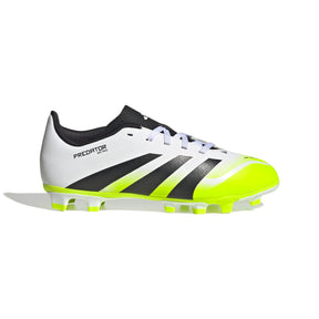 Adidas Predator Club FG/MG Junior Football Boots: White
