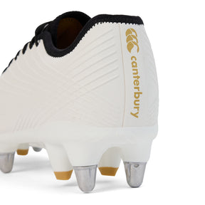 Canterbury Stampede Groundbreak Pro Soft Ground Rugby Boots: White