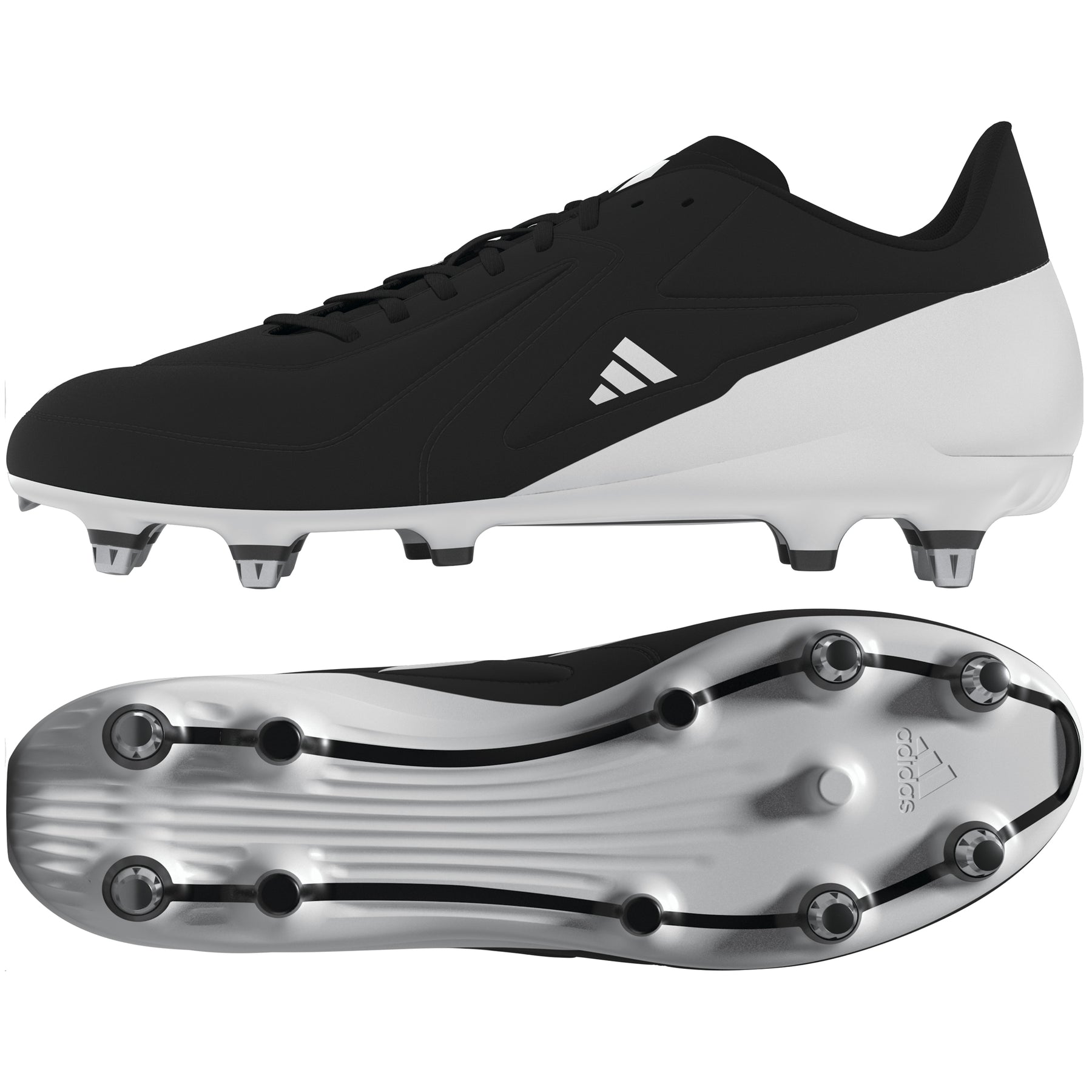 Adidas RS-15 SG Rugby Boots: Black