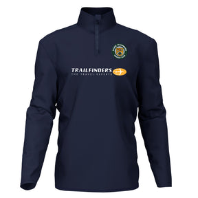 Ealing Trailfinders CC Mid Layer Quarter Zip Navy