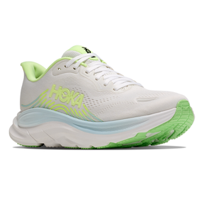 Hoka Clifton 11 Women's Running Shoes: Frost/Neon Yuzu