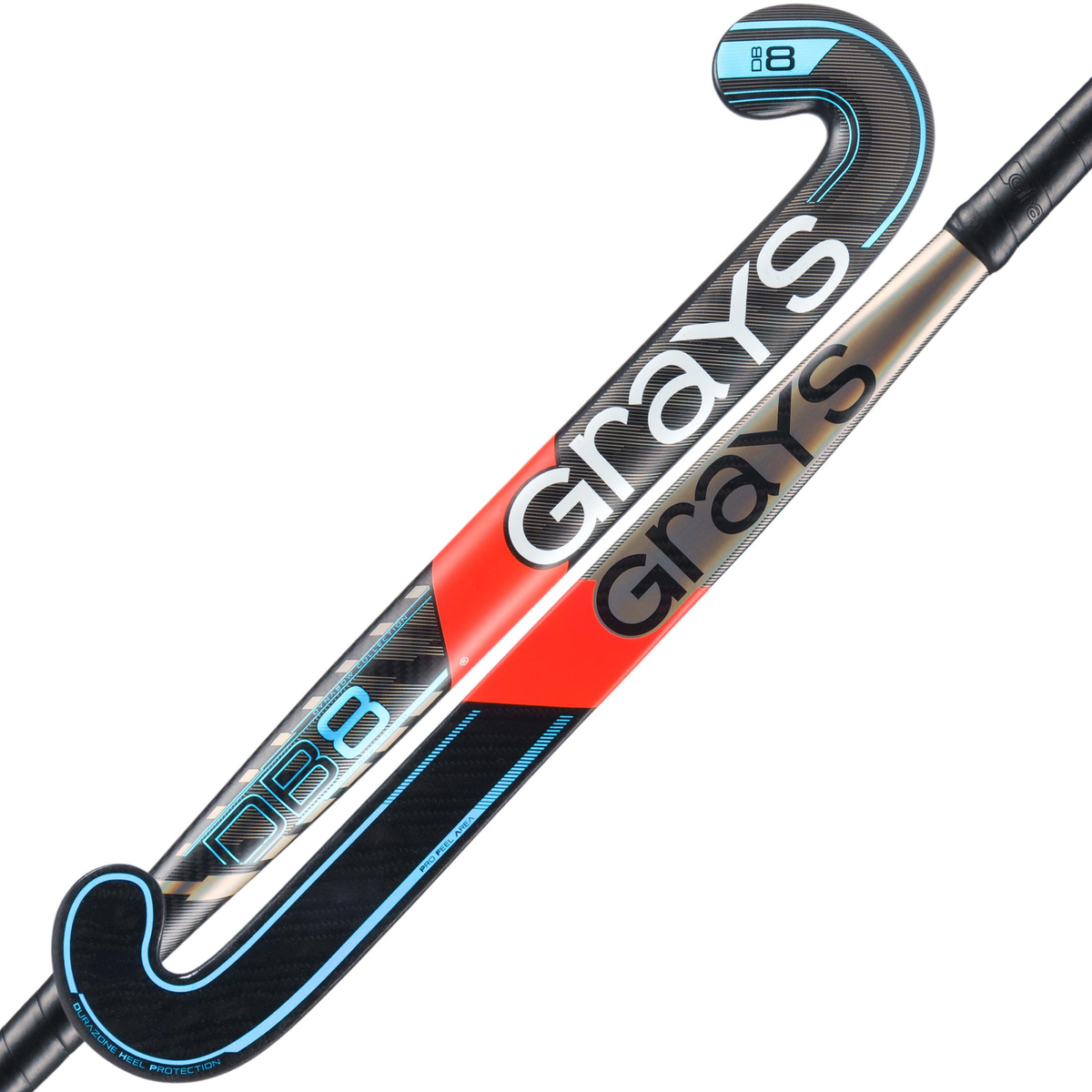 Grays Dynabow 8 Hockey Stick 26/2027: Black Blue