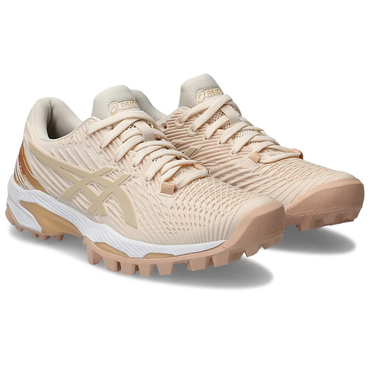 Asics Field Speed FF Hockey Shoes: Rose Dust/Champagne