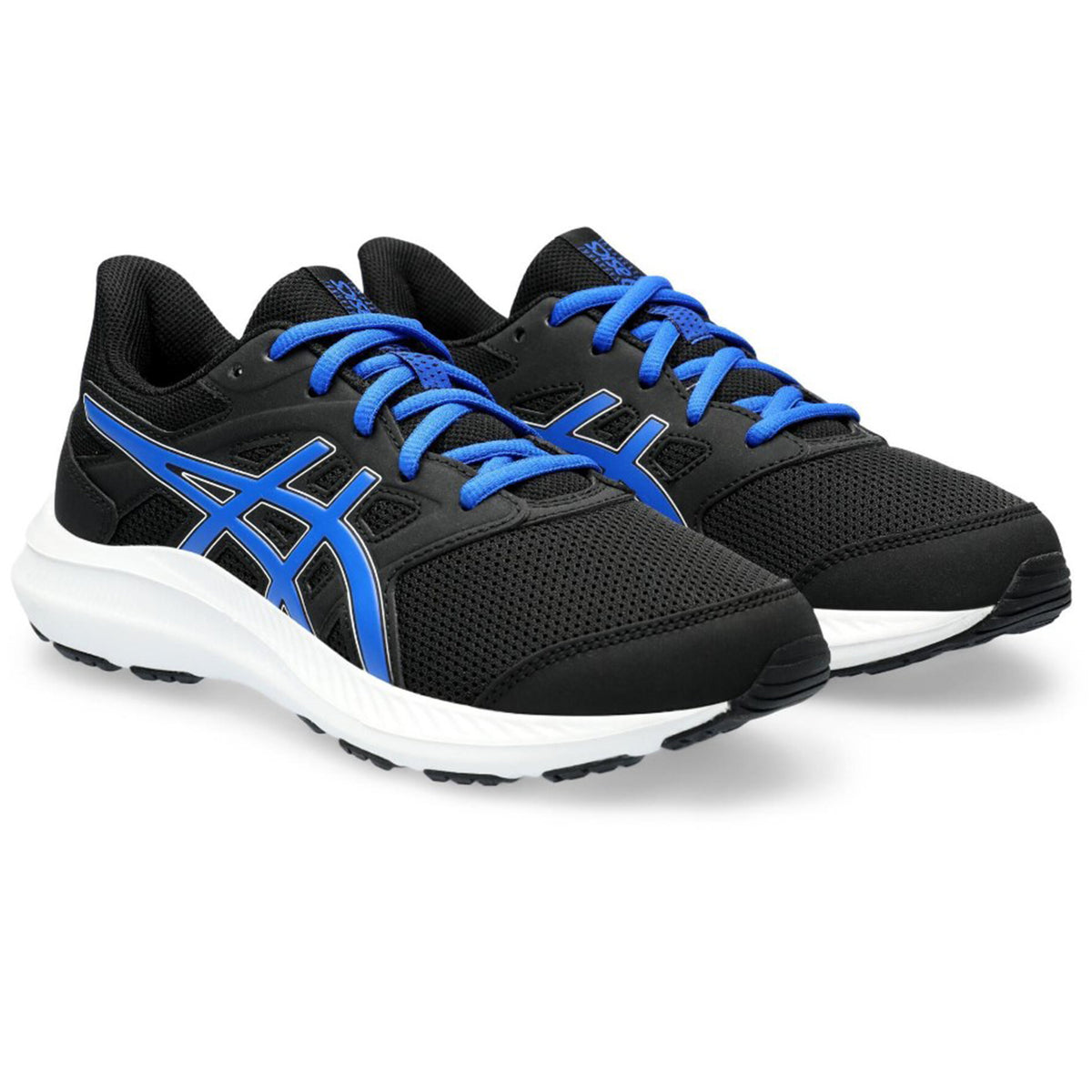 Asics Jolt GS Kids Running Shoes: Black/Illusion Blue
