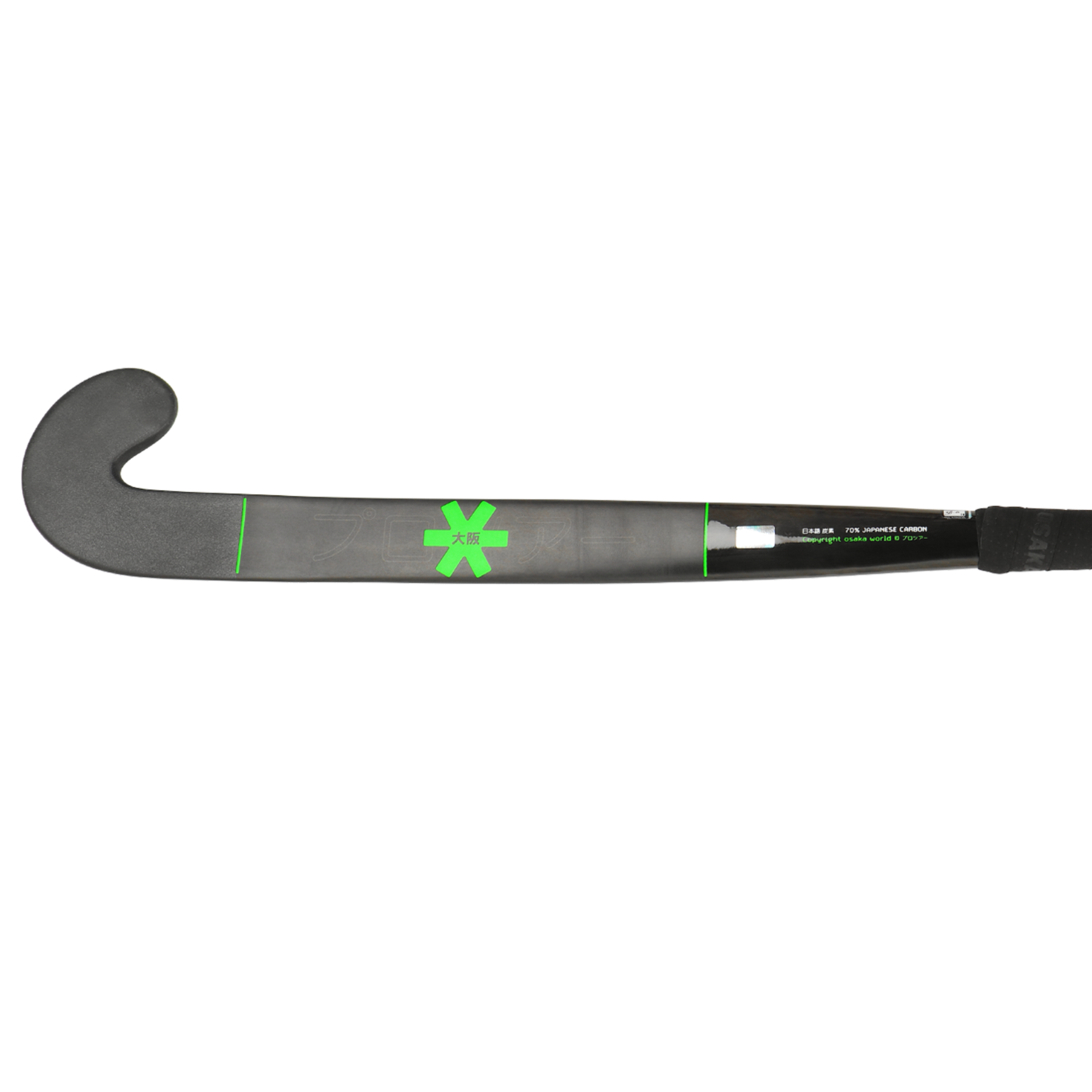 Osaka Pro Tour 70 2.0 Low Bow Hockey Stick: Iconic Black