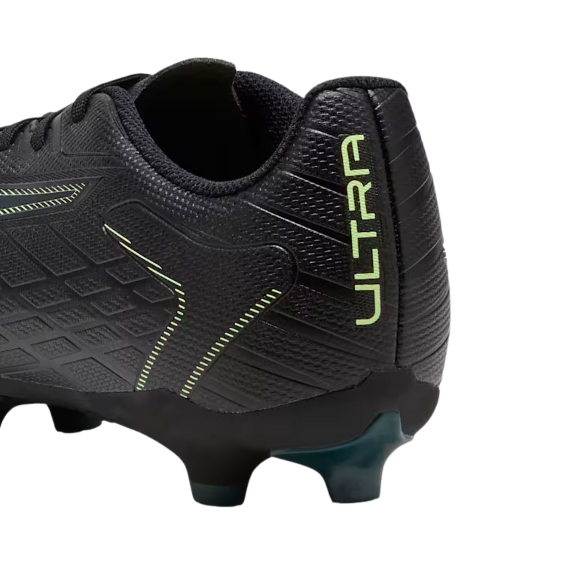 Puma Ultra 6 Play FG/AG Football Boots: Puma Black/Fizzy Light/Green
