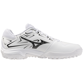 Mizuno Wave Lynx 3 Astro Hockey Shoes: White/Black