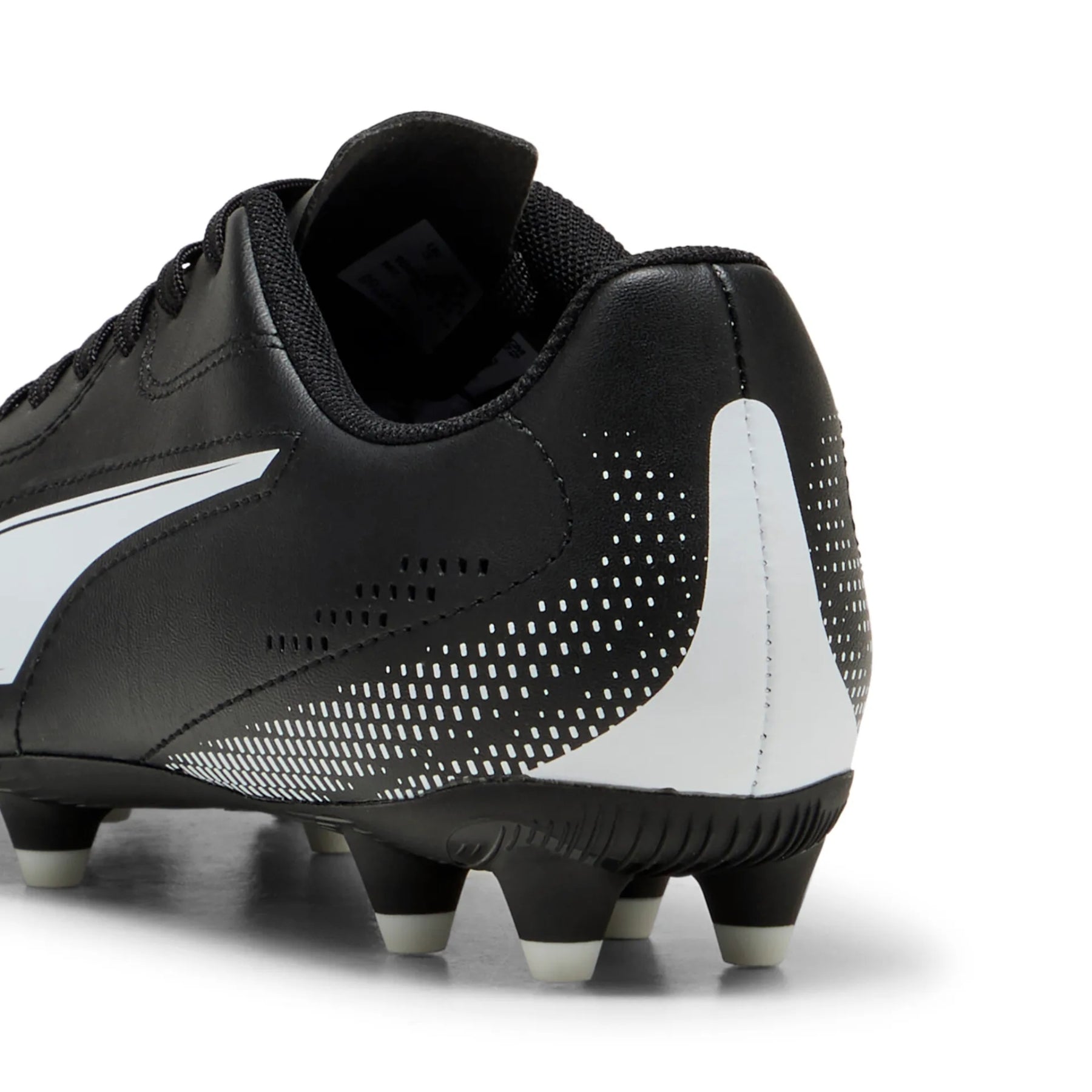 Puma Vitoria II FG/AG Junior Football Boots: Black/White