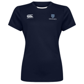 Davenies Women's Club Dry Tee: Navy