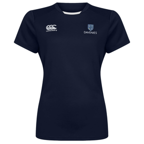 Davenies Women's Club Dry Tee: Navy