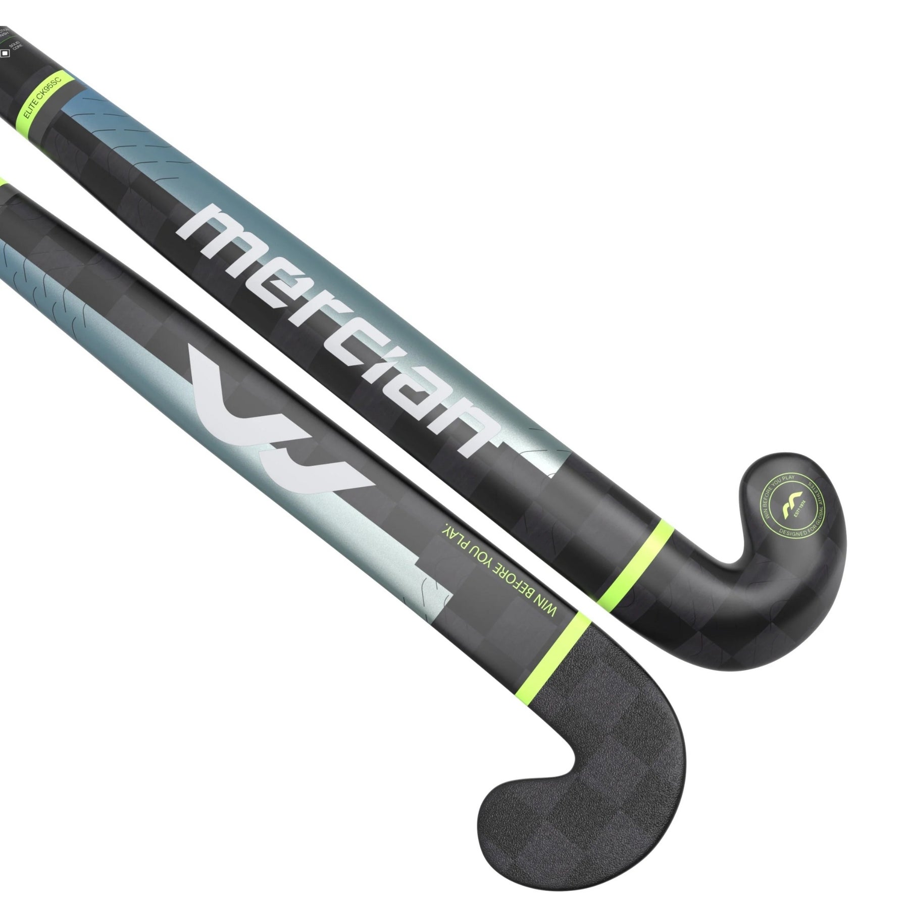 Mercian Elite CK95SC Ultimate Hockey Stick: Carbon/Green Irridescent