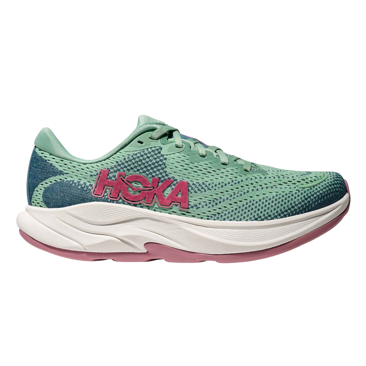 Hoka Rincon 4 Women's Running Shoes: Jadeite/Alpine Blue