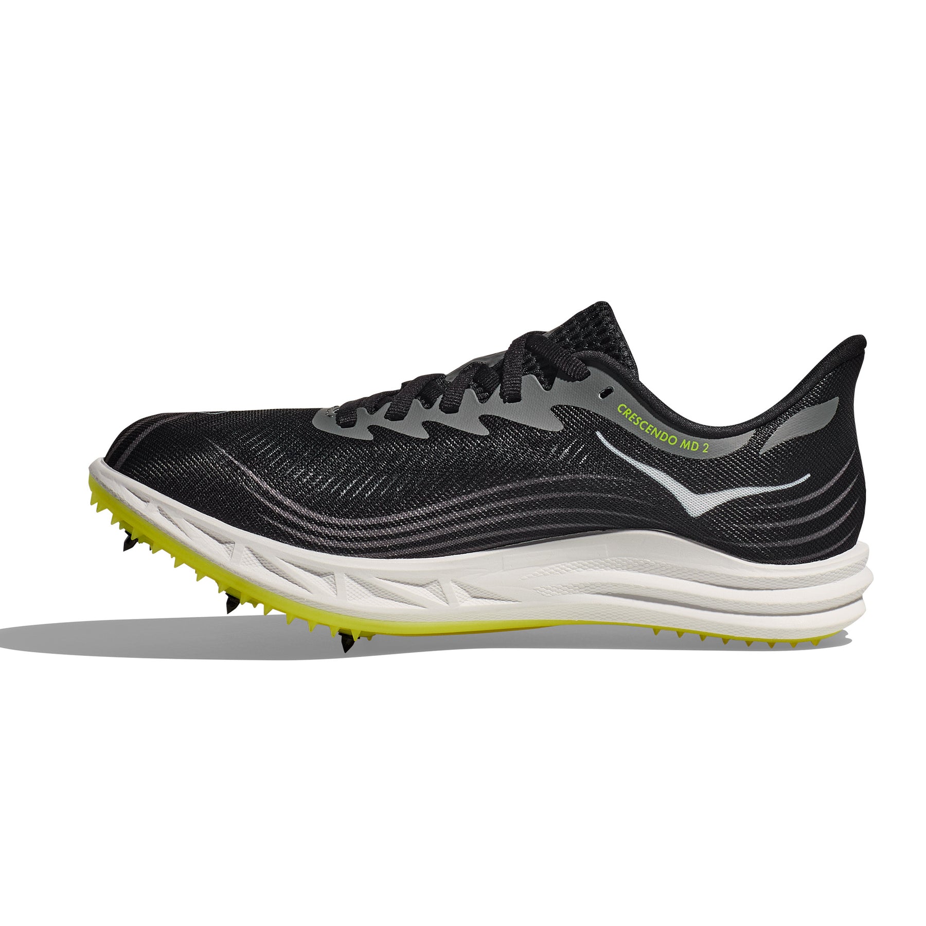 Hoka Crescendo MD 2 Running Shoes: Black/White