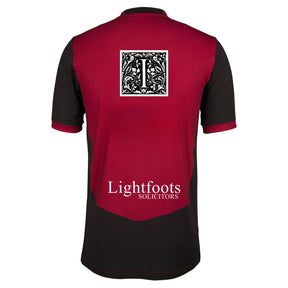 Cookham Dean CC Mens T20 Short Sleeve Shirt: Maroon/Black