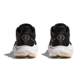 Hoka Clifton 10 Womens Running Shoes: Black/Rose Gold