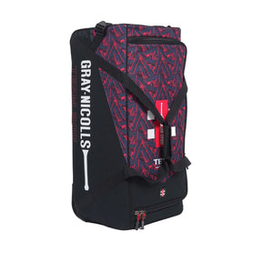 Gray Nicolls Team 200 Wheelie Cricket Bag: Black/Red