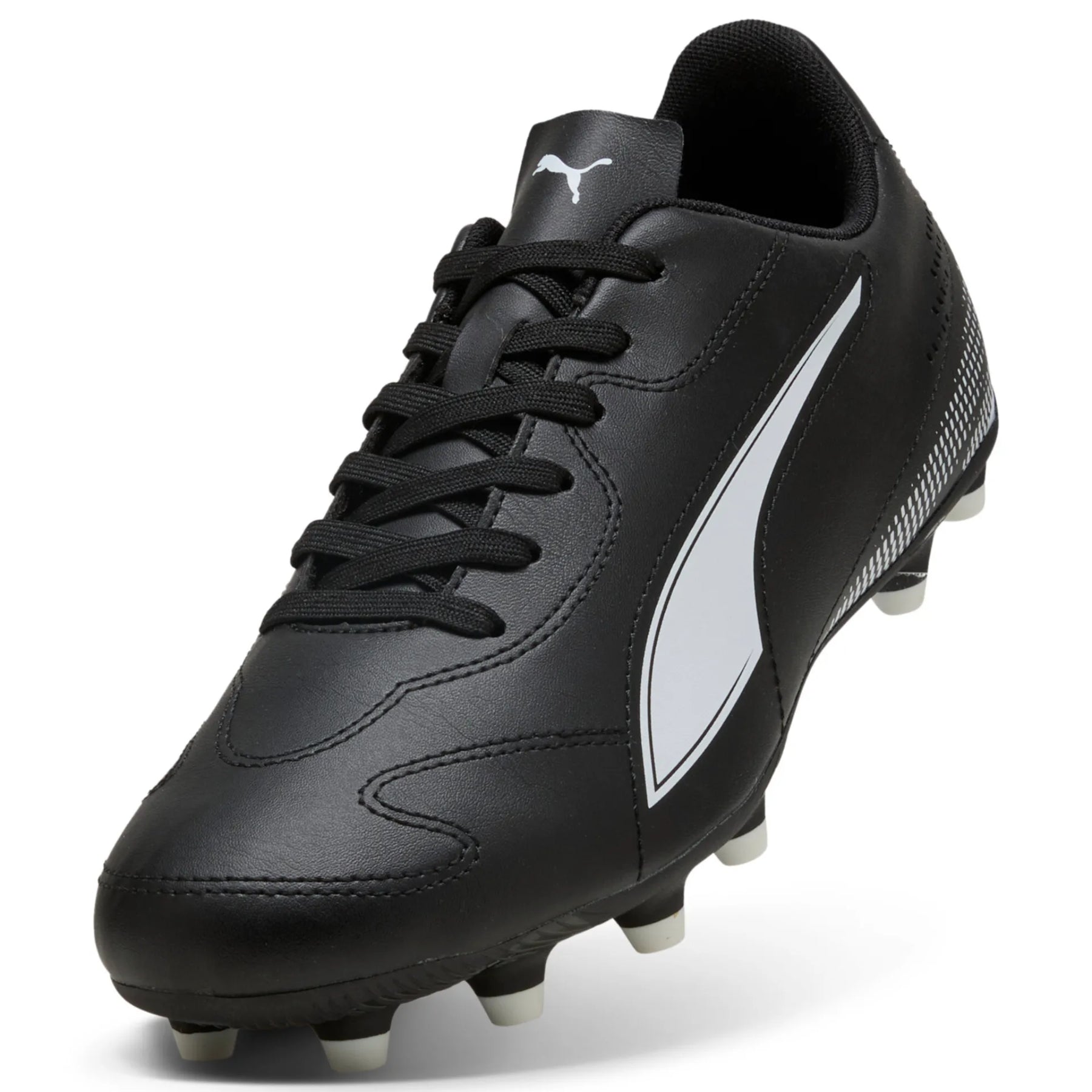 Puma Vitoria II FG/AG Football Boots: Black/White