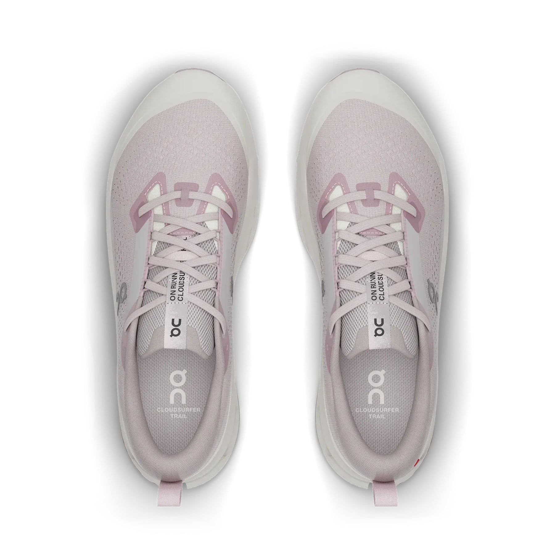 On Cloudsurfer Trail 2 Womens Running Shoes: Lily/Gardenia