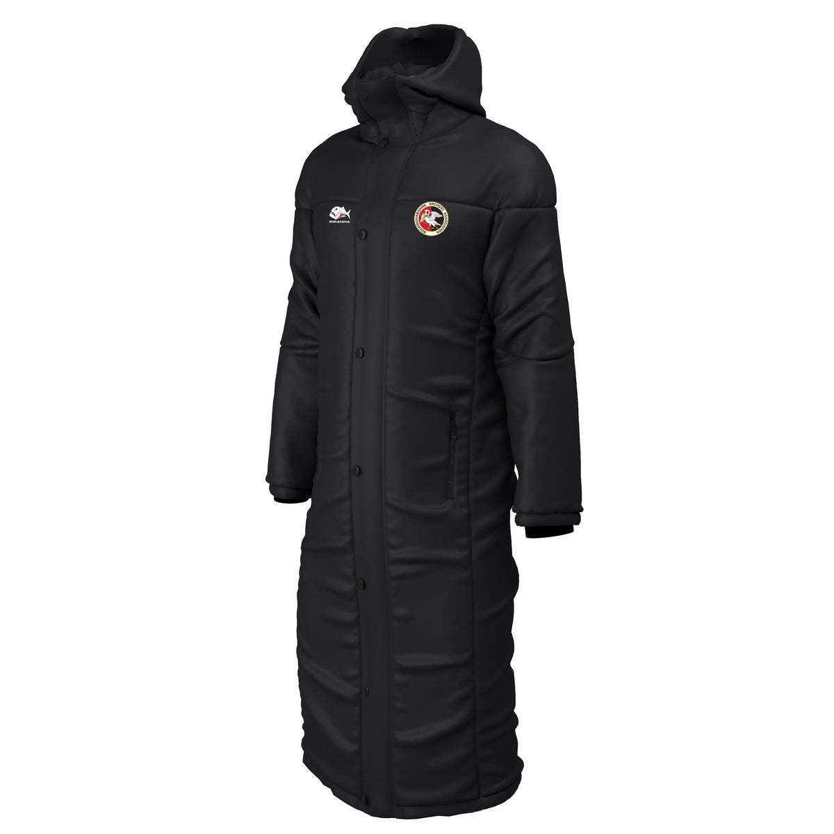 Bucks Archery Association Long Coat: Black
