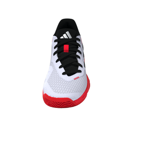 Adidas Barricade K Kids Tennis Shoes: White/Black/Red