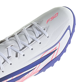 Adidas F50 Club TF Football Boots: White