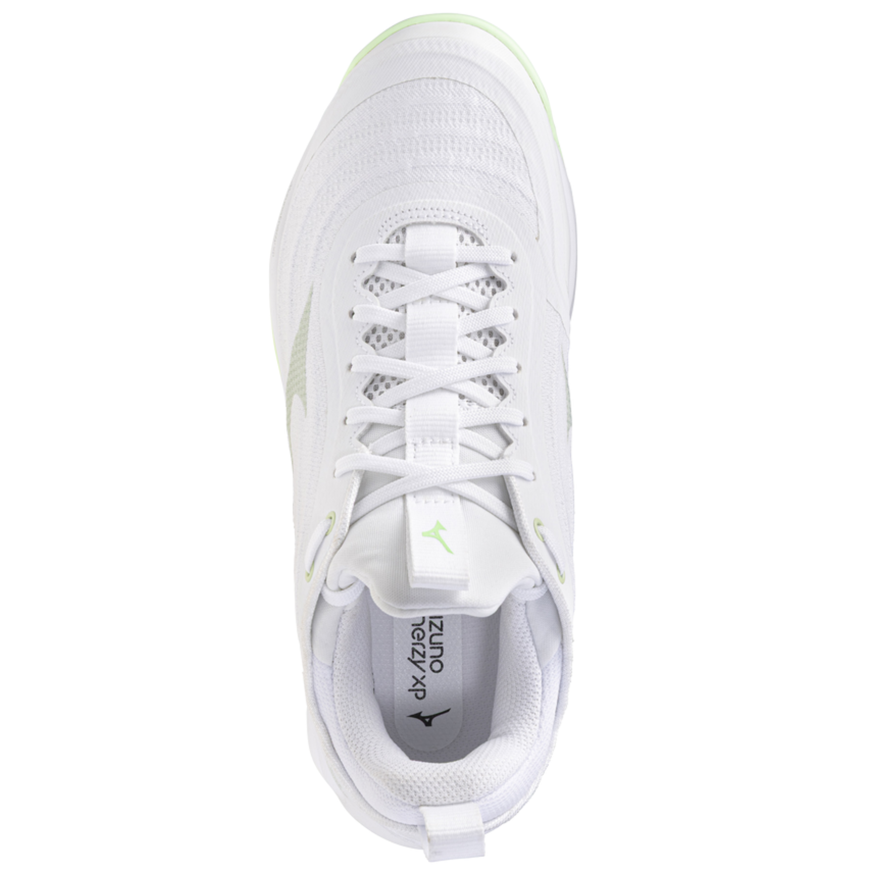 Mizuno Wave Luminous Elite Netball Shoes: White/Aqua Grey/Ambrosia