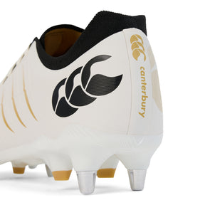 Canterbury Phoenix 2.0 Pro Soft Ground Rugby Boots: White