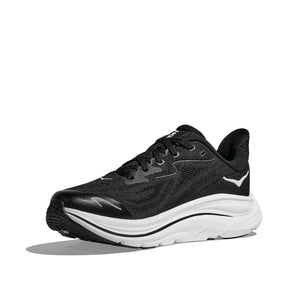 Hoka Clifton 10 Junior Running Shoes: Black/White