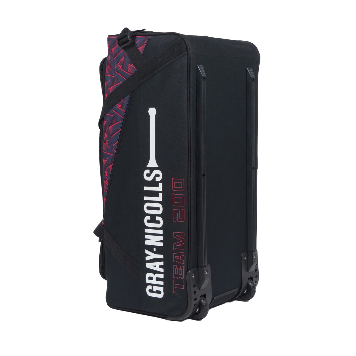 Gray Nicolls Team 200 Wheelie Cricket Bag: Black/Red